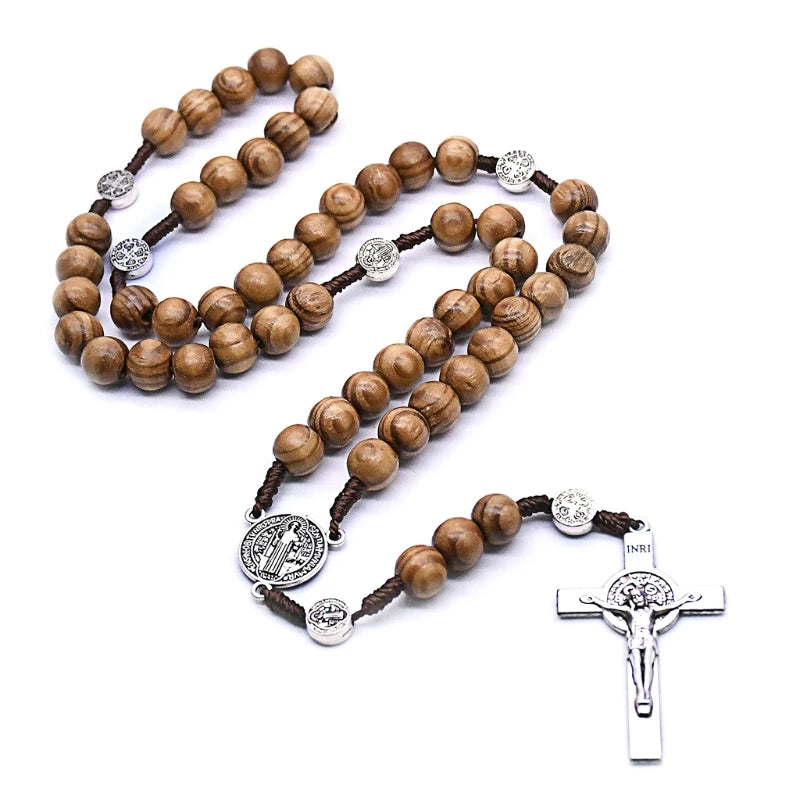 Handmade Brown Rosary Beads for Praying Men (Buy 2 Get 1 FREE)