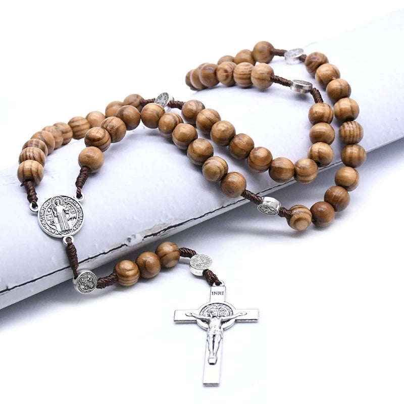 Handmade Brown Rosary Beads for Praying Men (Buy 2 Get 1 FREE)