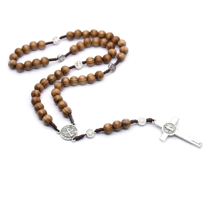 Handmade Brown Rosary Beads for Praying Men (Buy 2 Get 1 FREE)