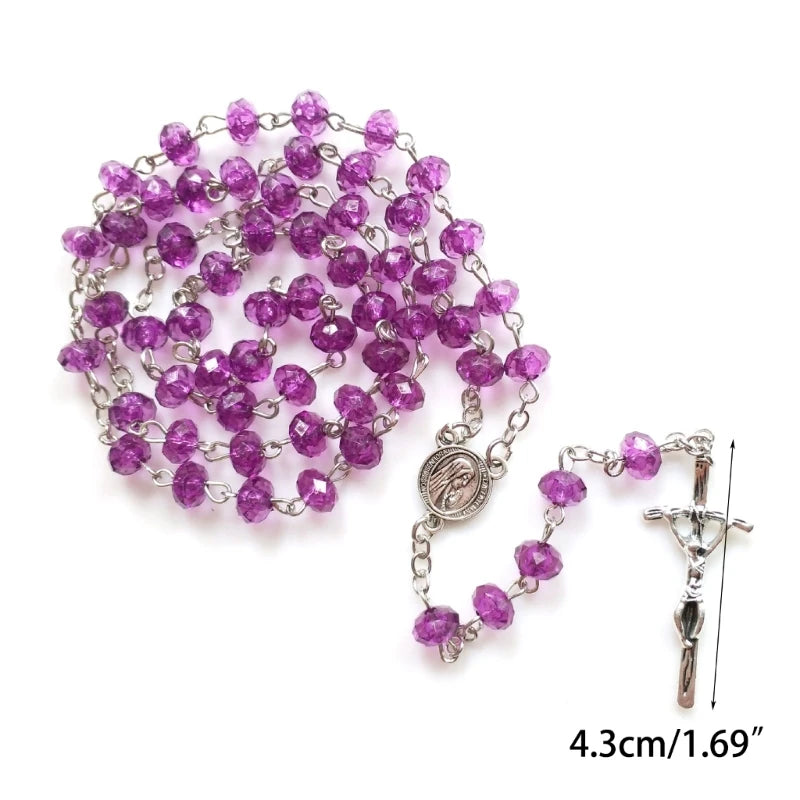 Handmade Purple Rosary Beads (Buy 2 Get 2 FREE)