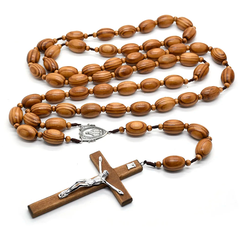 Big Wall Wooden Rosary Beads for Your Home, Office or Church