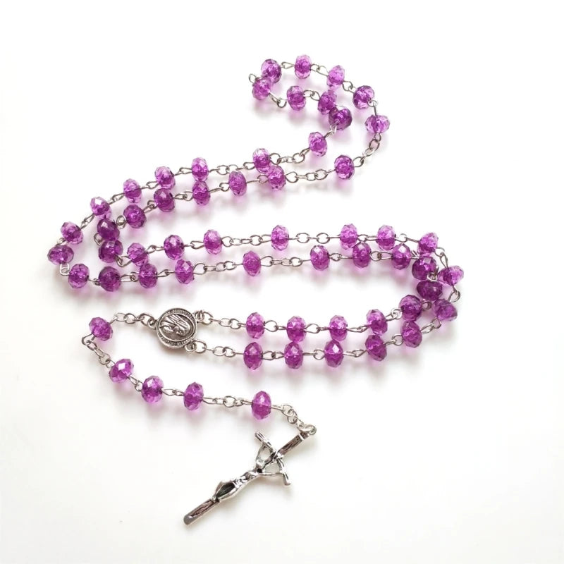 Handmade Purple Rosary Beads (Buy 2 Get 2 FREE)