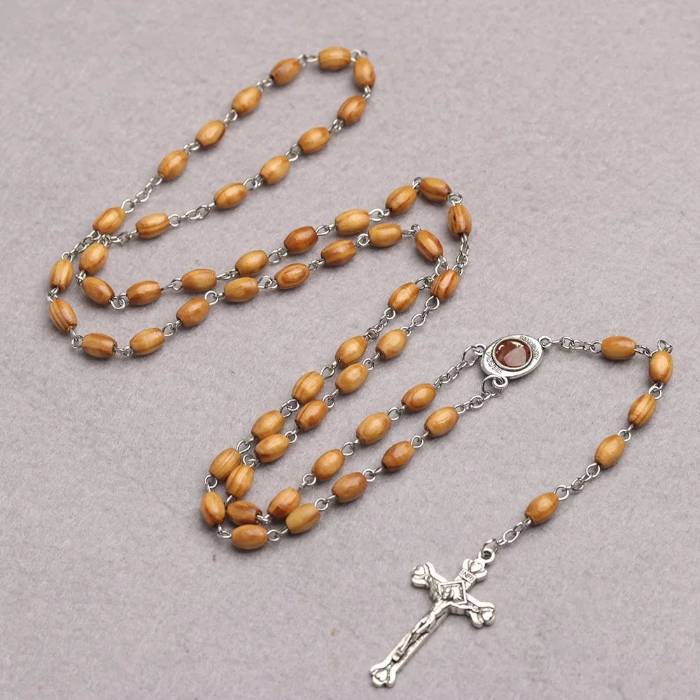 Classic Wooden Catholic Rosary for Men & Women (Buy 2 Get 2 FREE)