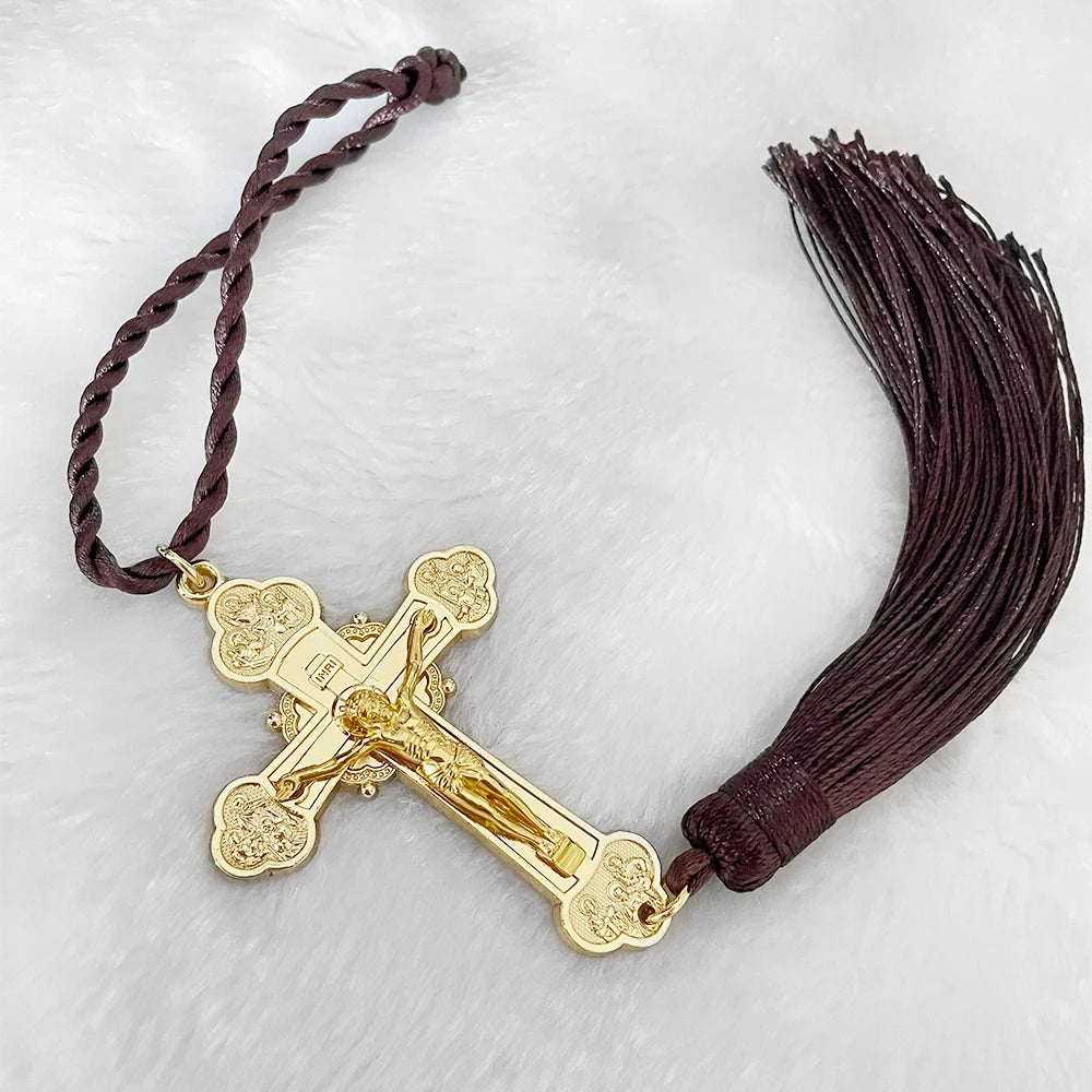 FREE Divine Protection Car Hanging Crucifix with Tassel