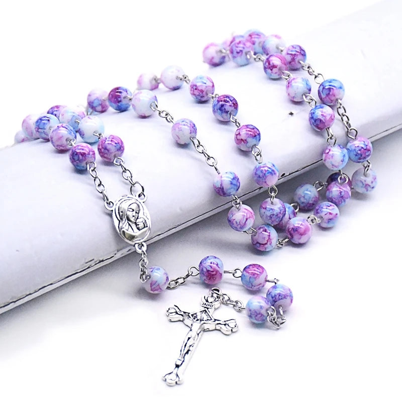 Glass Stone Rosary Beads For Men & Women (BUY 2 GET 1 FREE)