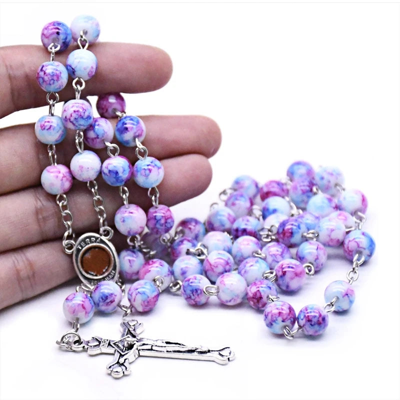 Glass Stone Rosary Beads For Men & Women (BUY 2 GET 1 FREE)