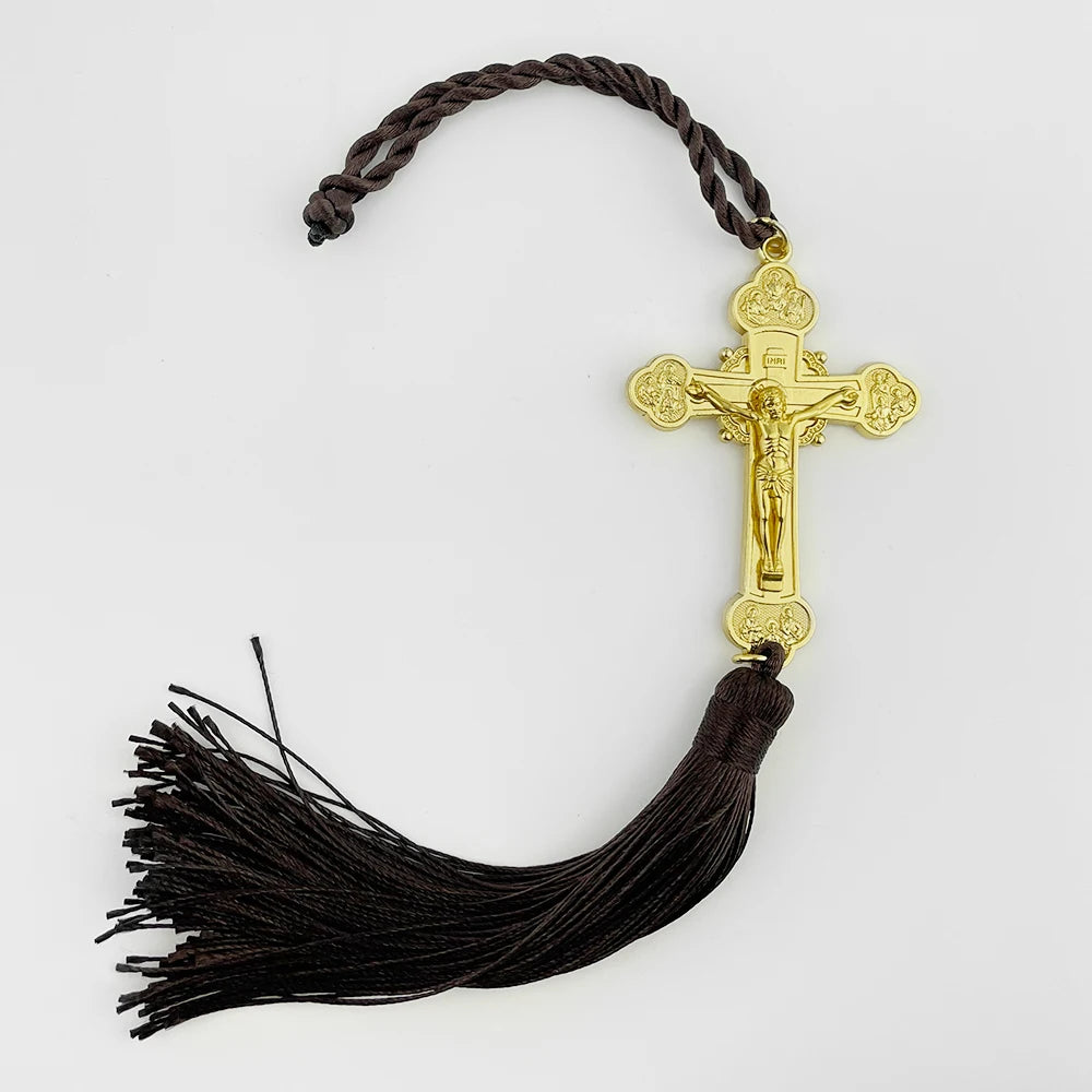 FREE Divine Protection Car Hanging Crucifix with Tassel