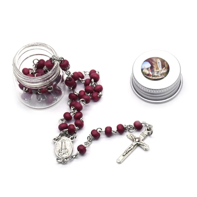 Our Lady of Fatima Rosary Beads with Storage Box - the Perfect Holy Gift (Buy 2 Get 2 FREE)