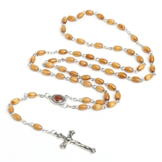 Classic Wooden Catholic Rosary for Men & Women (Buy 2 Get 2 FREE)