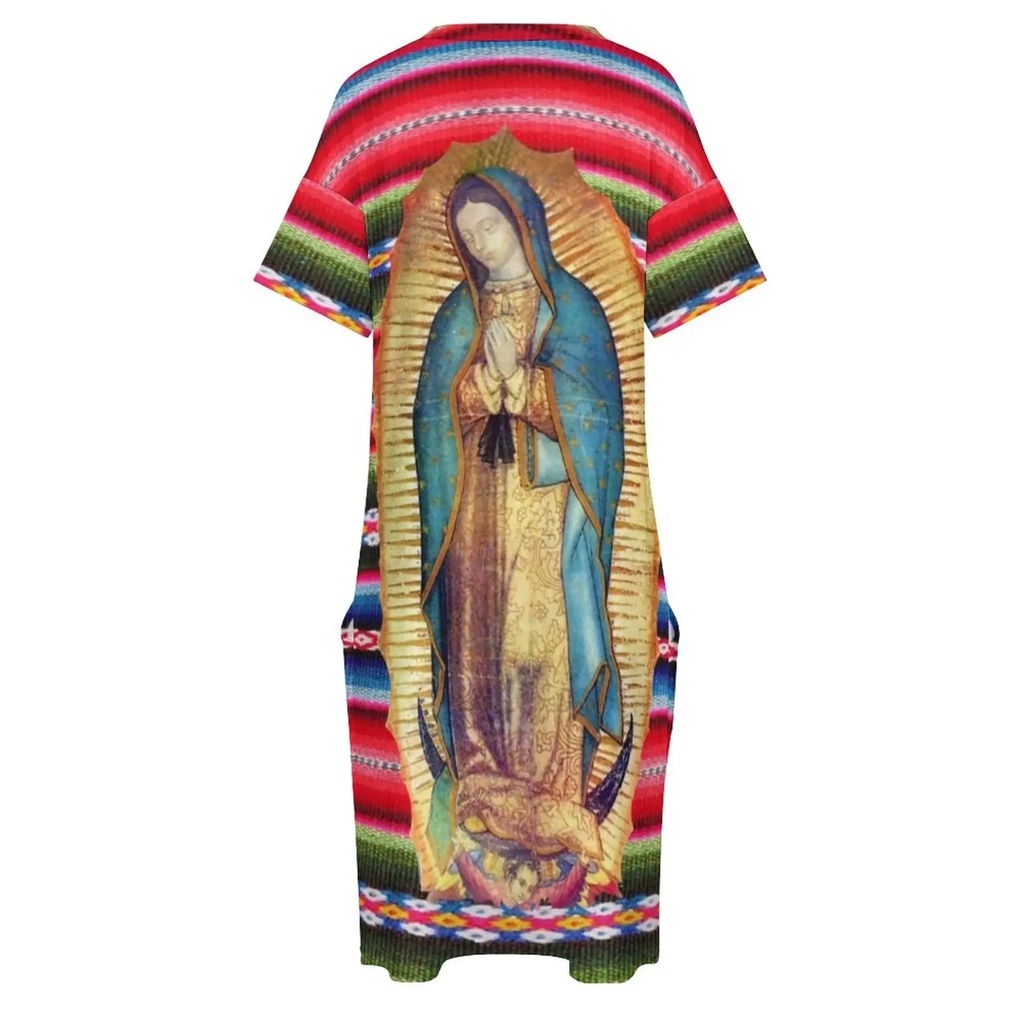 Our Lady of Guadalupe Short Sleeve Casual Style Dresses