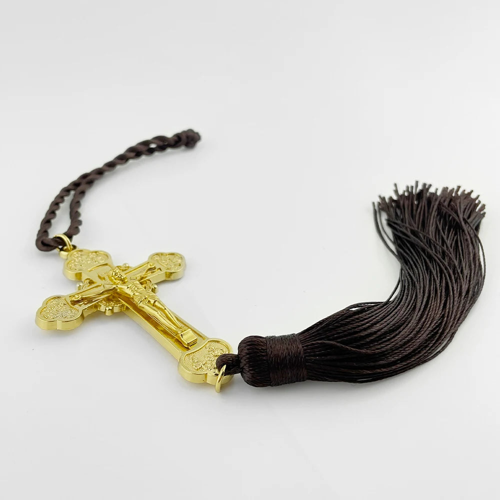 FREE Divine Protection Car Hanging Crucifix with Tassel