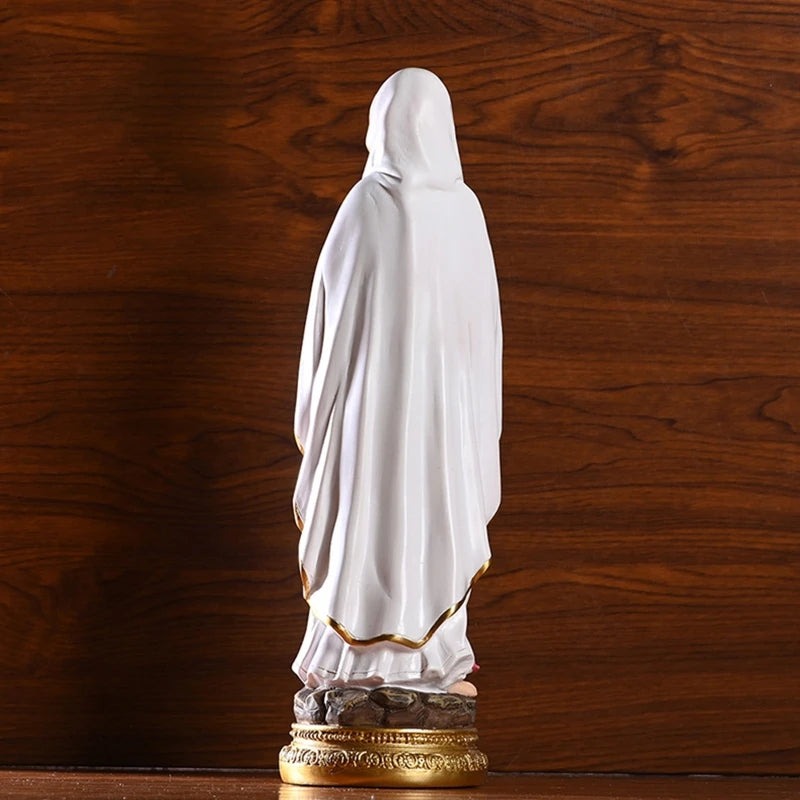 Larg Size 30cm Height Blessed Mother Mary Tabletop Statue (Get FREE Rosary)