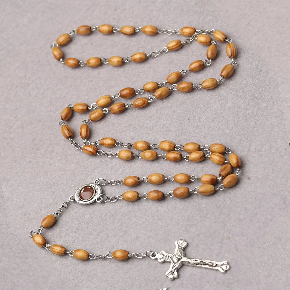Classic Wooden Catholic Rosary for Men & Women (Buy 2 Get 2 FREE)