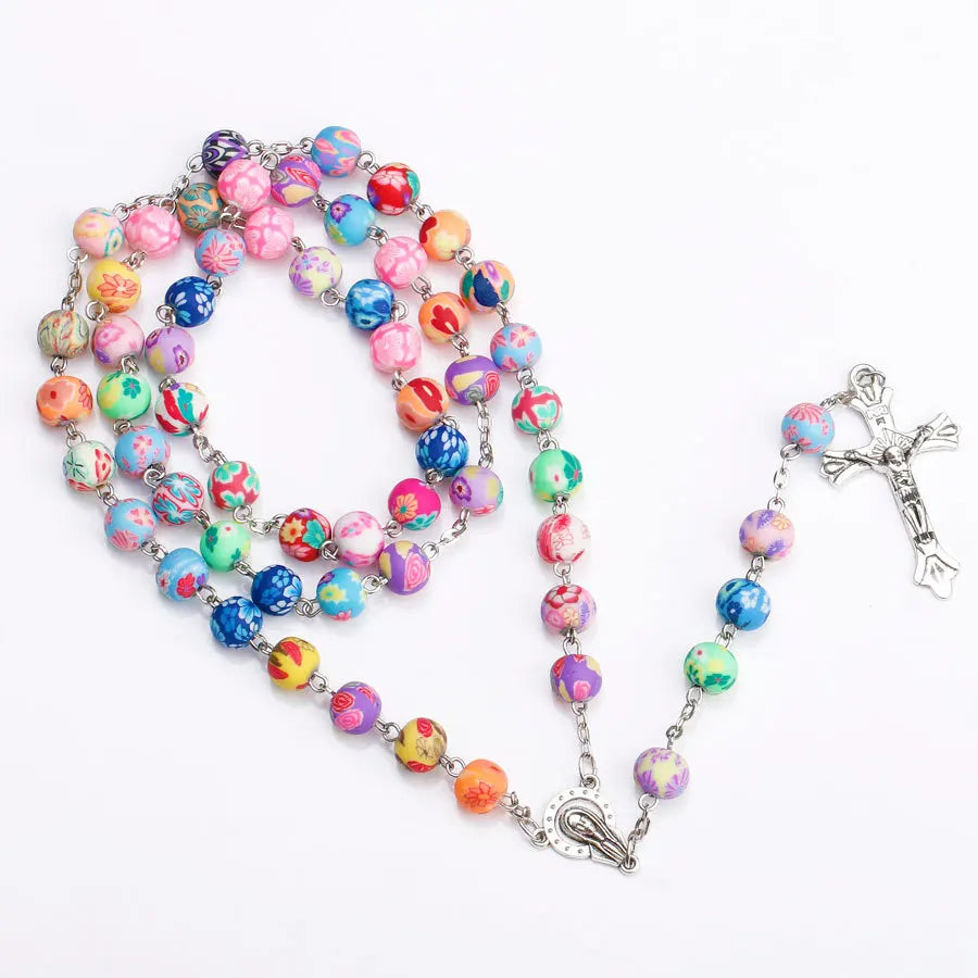 Maria's Colorful Rosary of the Blessed Virgin Mary (Buy 2 Get 2 FREE)