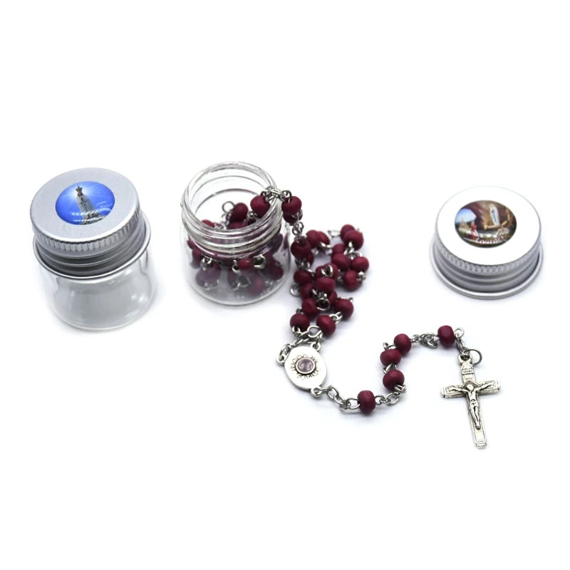 Our Lady of Fatima Rosary Beads with Storage Box - the Perfect Holy Gift (Buy 2 Get 2 FREE)